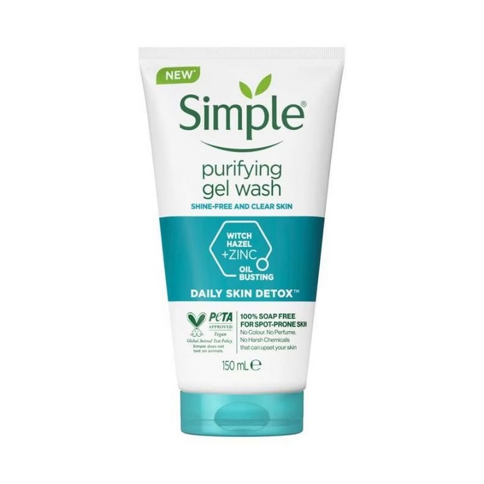 ژل شستشو سیمپل مخصوص پوست چرب و مختلط purifying