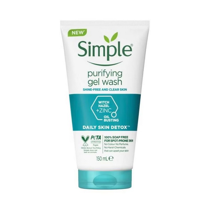 ژل شستشو سیمپل مخصوص پوست چرب و مختلط purifying