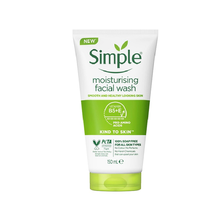 ژل شستشو سیمپل مدل Moisturizing حجم ۱۵۰میل